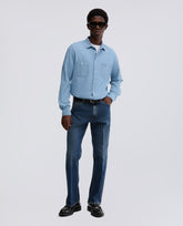 CAMICIA NEW C SLIM-DENIM CHIARO-LIGHT DENIM-DENIM CLARO-HELLES DENIM-DENIM CLAIR